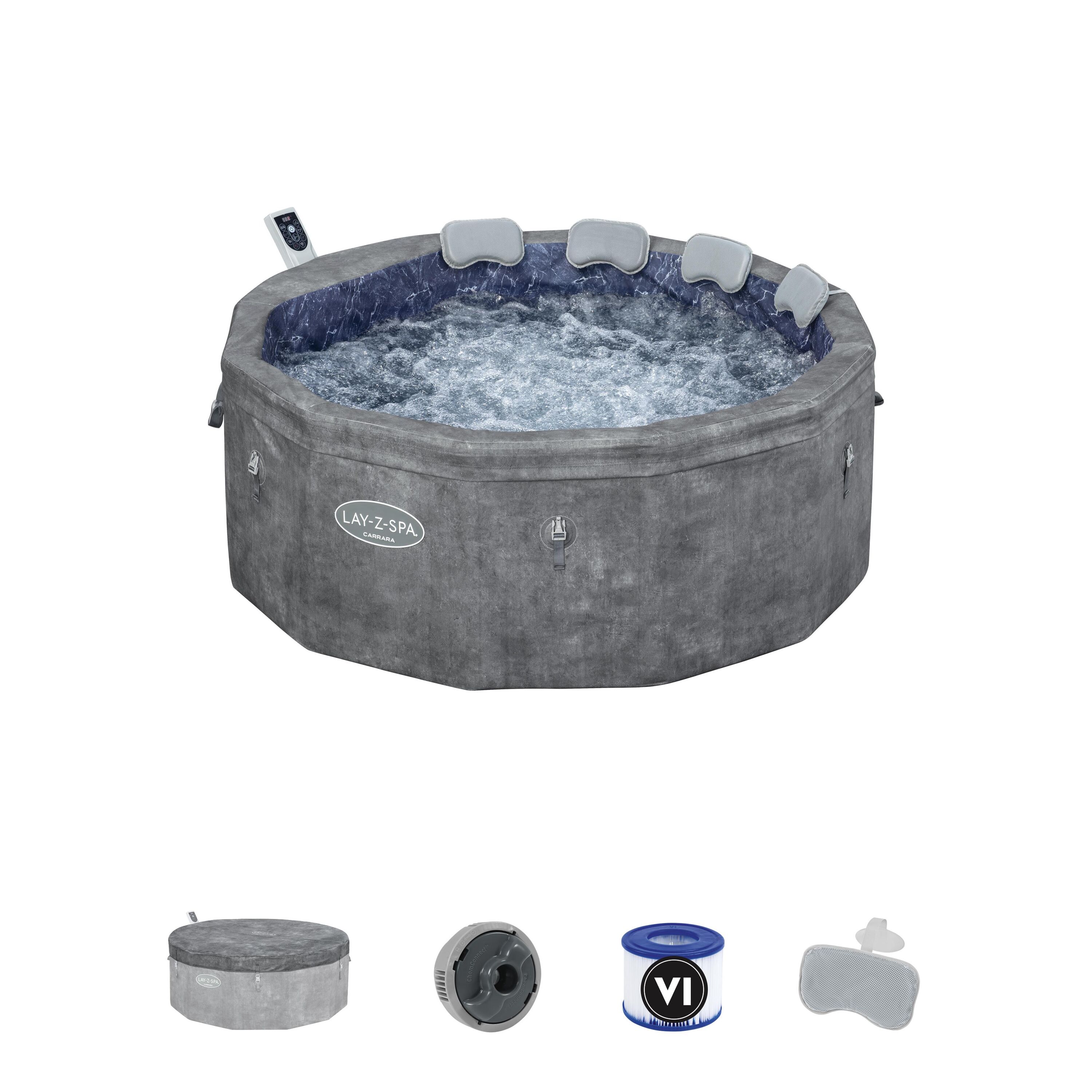 Idromassaggio semirigido Lay-Z-Spa Carrara AirJet  4-6 persone