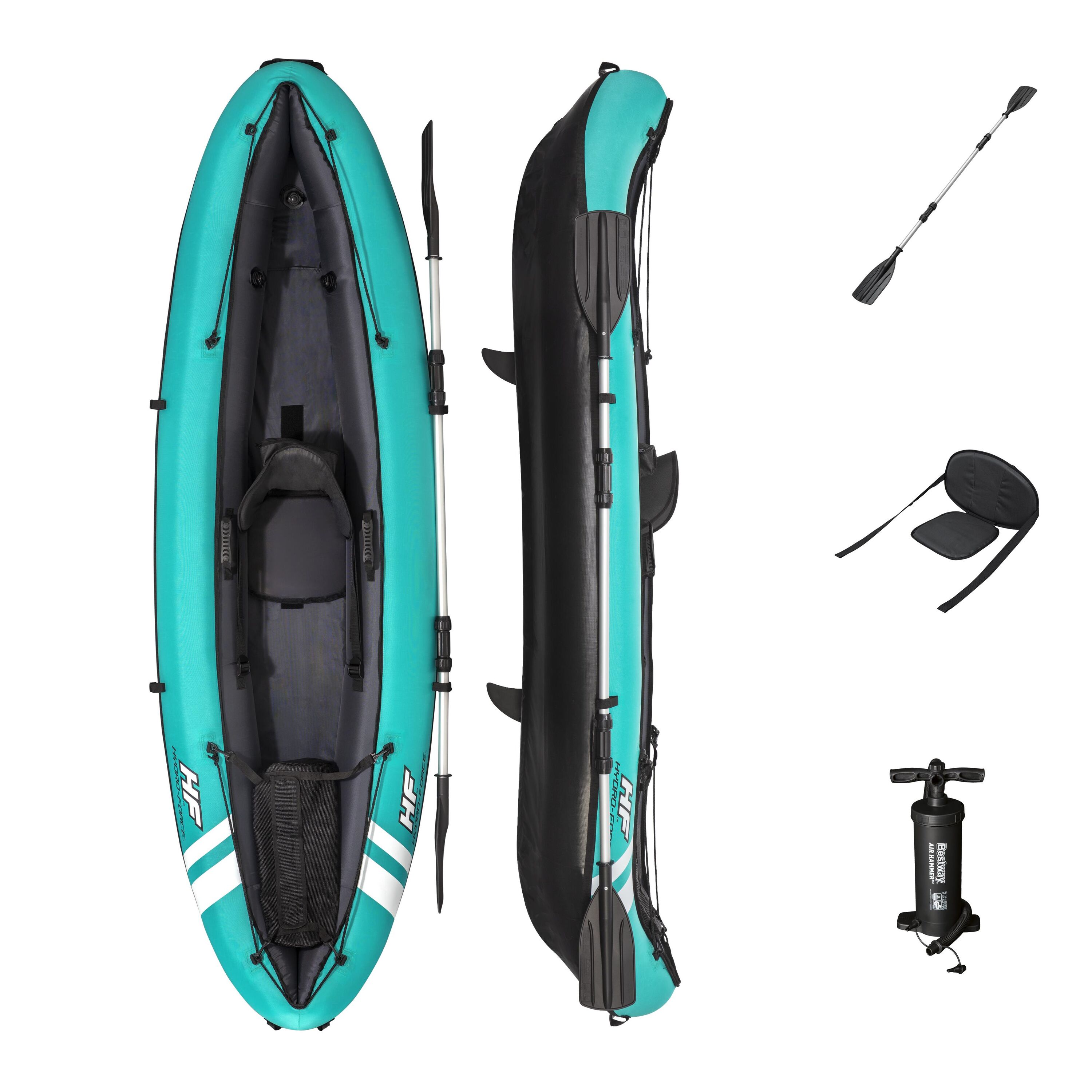 Kayak gonfiabile Ventura, 1 posto da 280x86 cm
