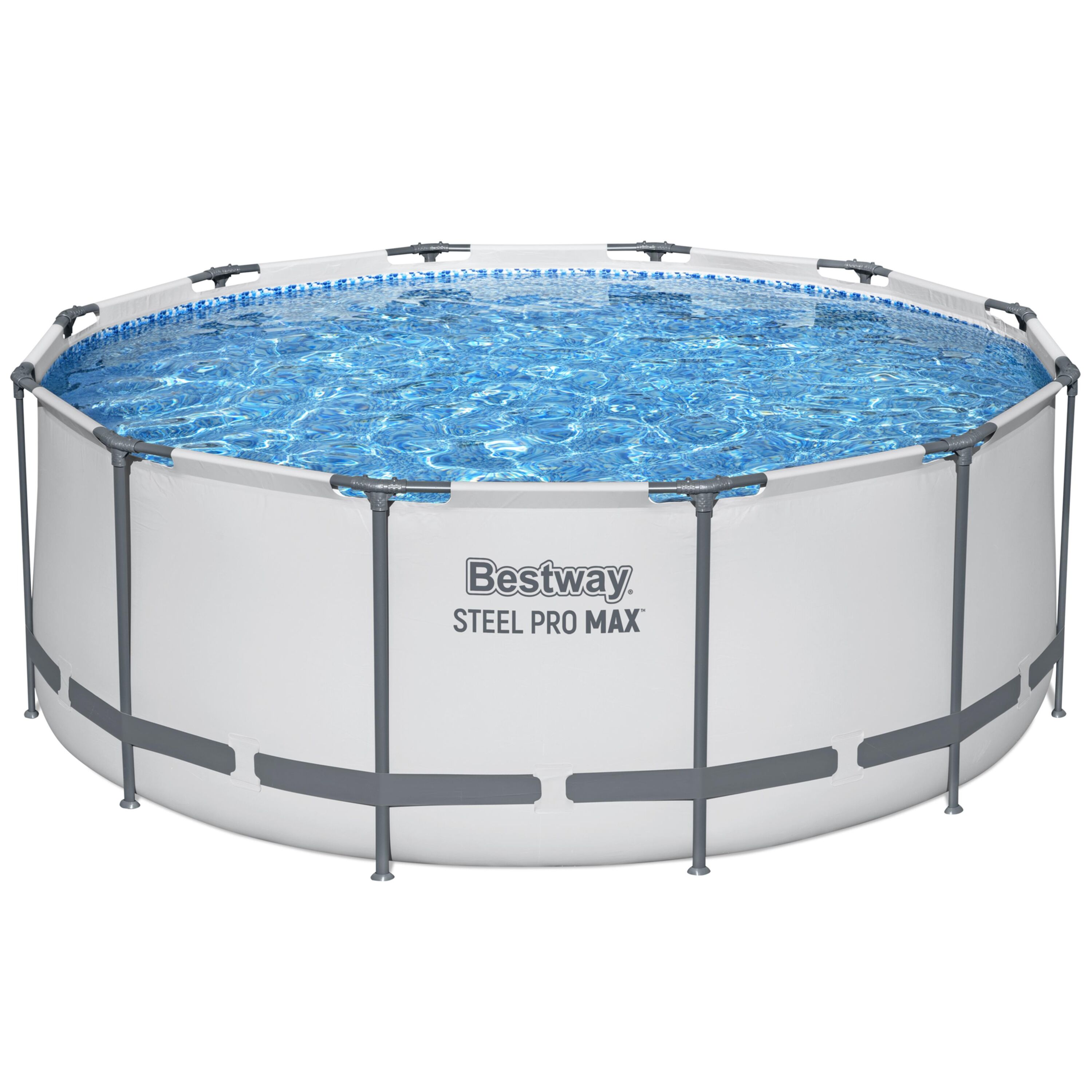 Piscina solo struttura - 366x122 cm grigio chiaro