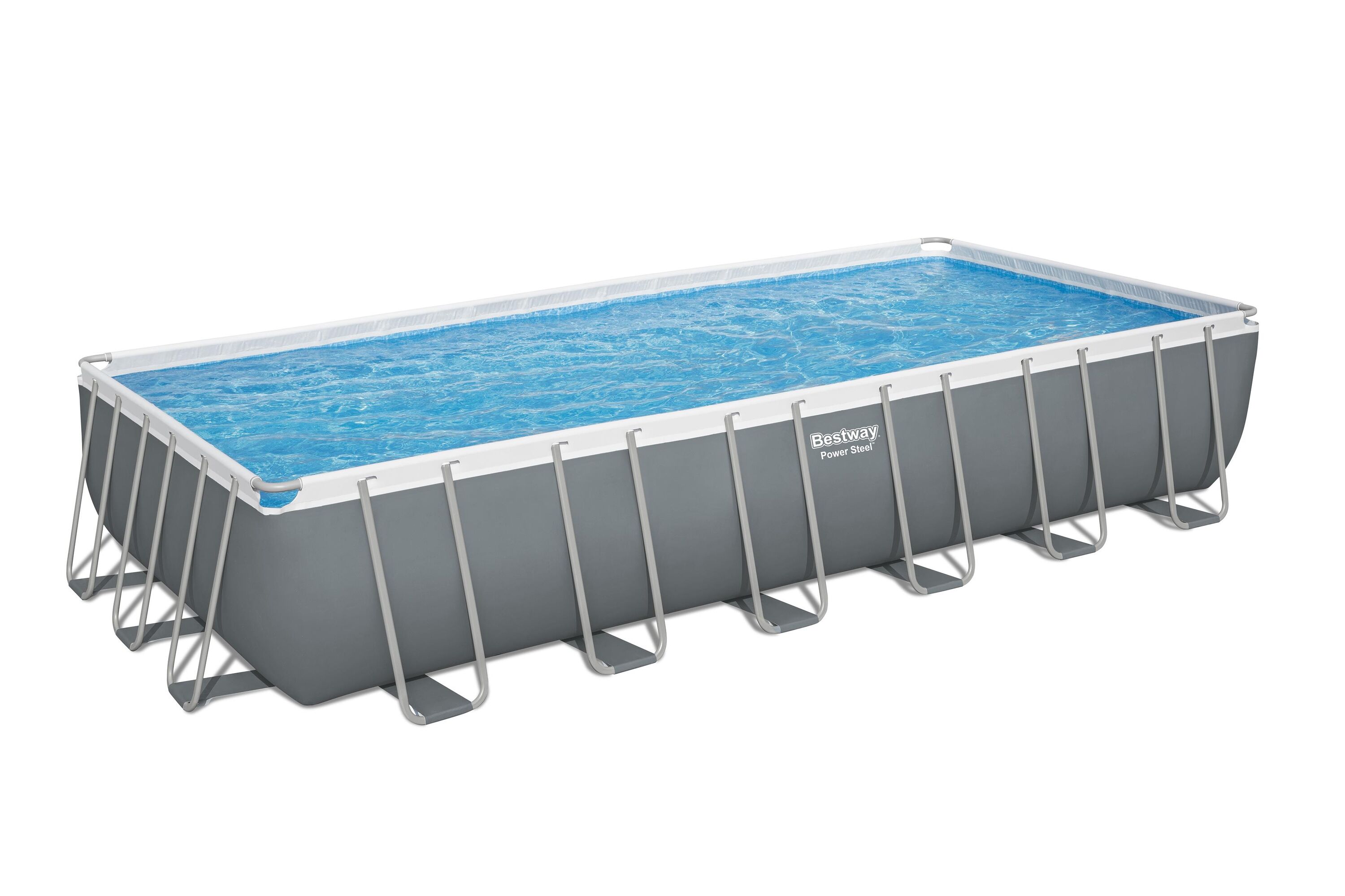 Piscina solo struttura grigio scuro - 732x366x132 cm