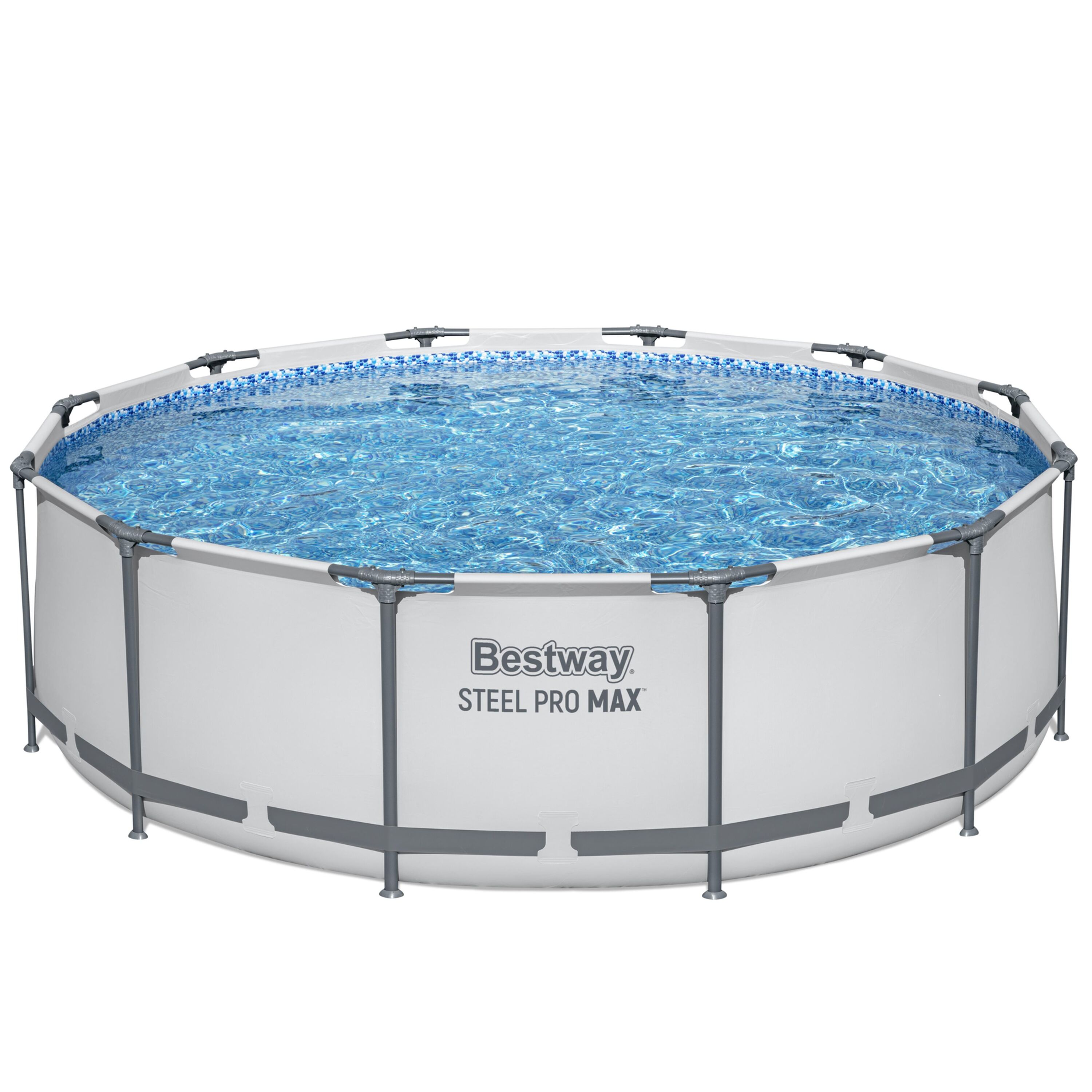 Piscina solo struttura grigio chiaro - 366x100 cm