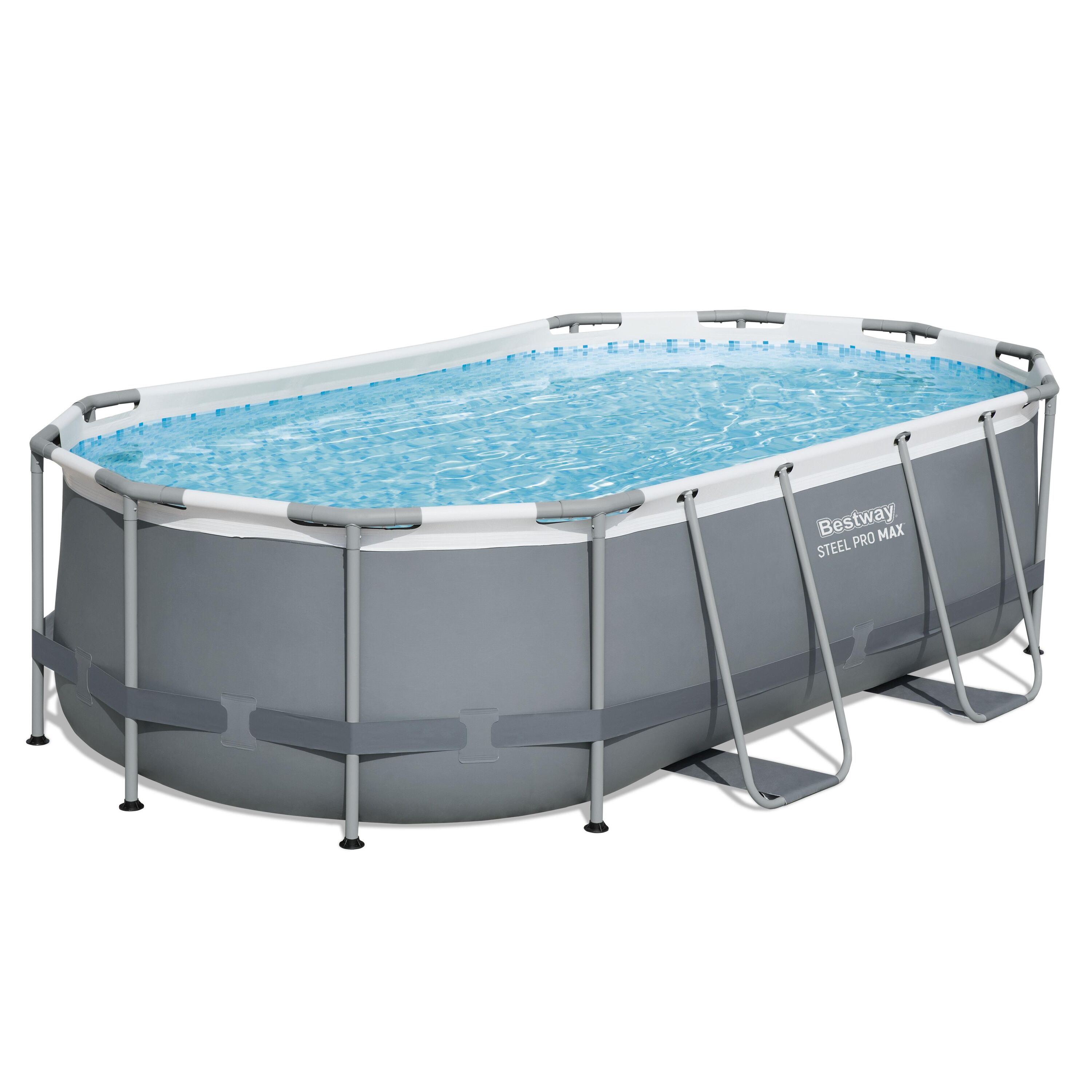Piscina solo struttura grigio scuro - 427x250x100 cm