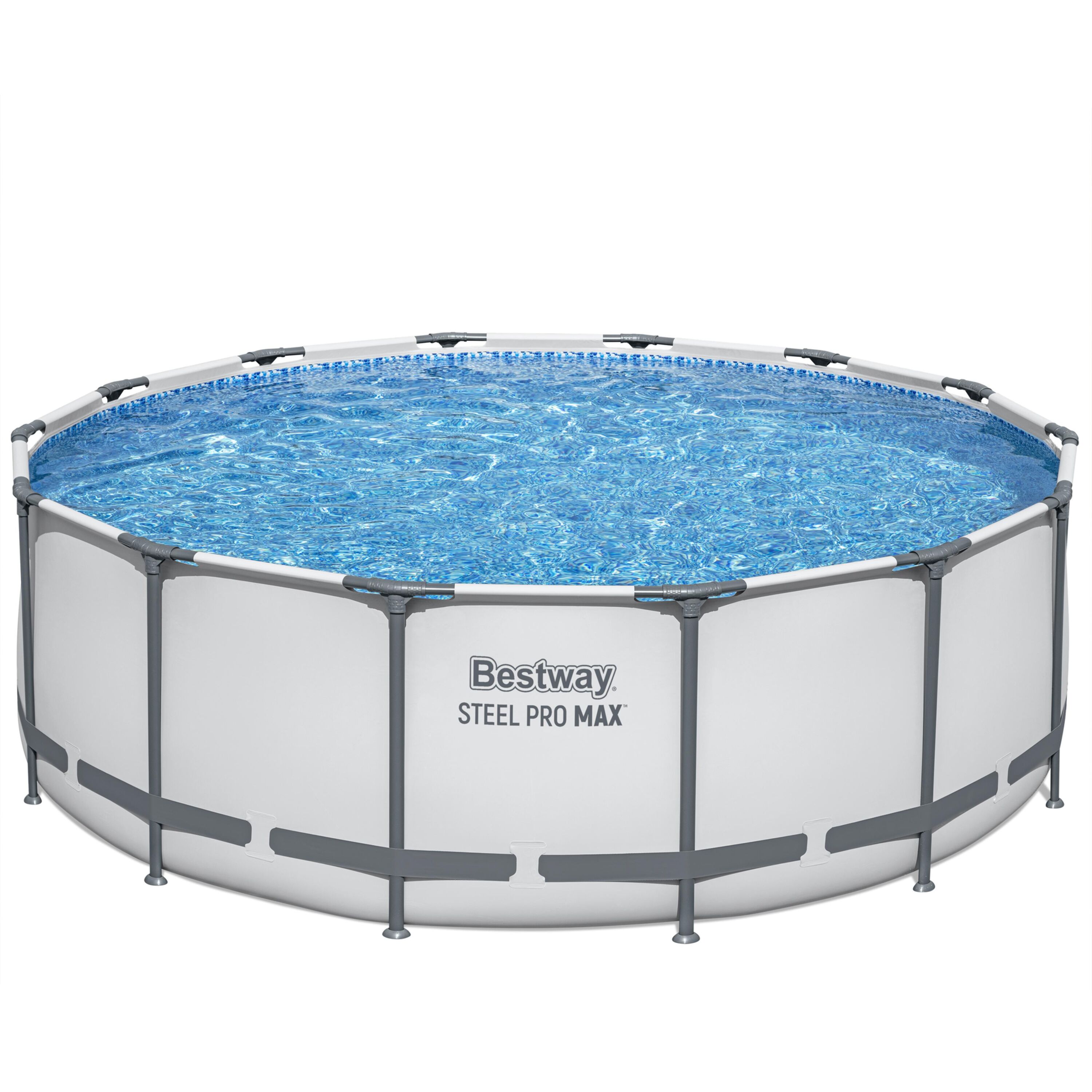 Piscina solo struttura grigio chiaro - 427x122 cm
