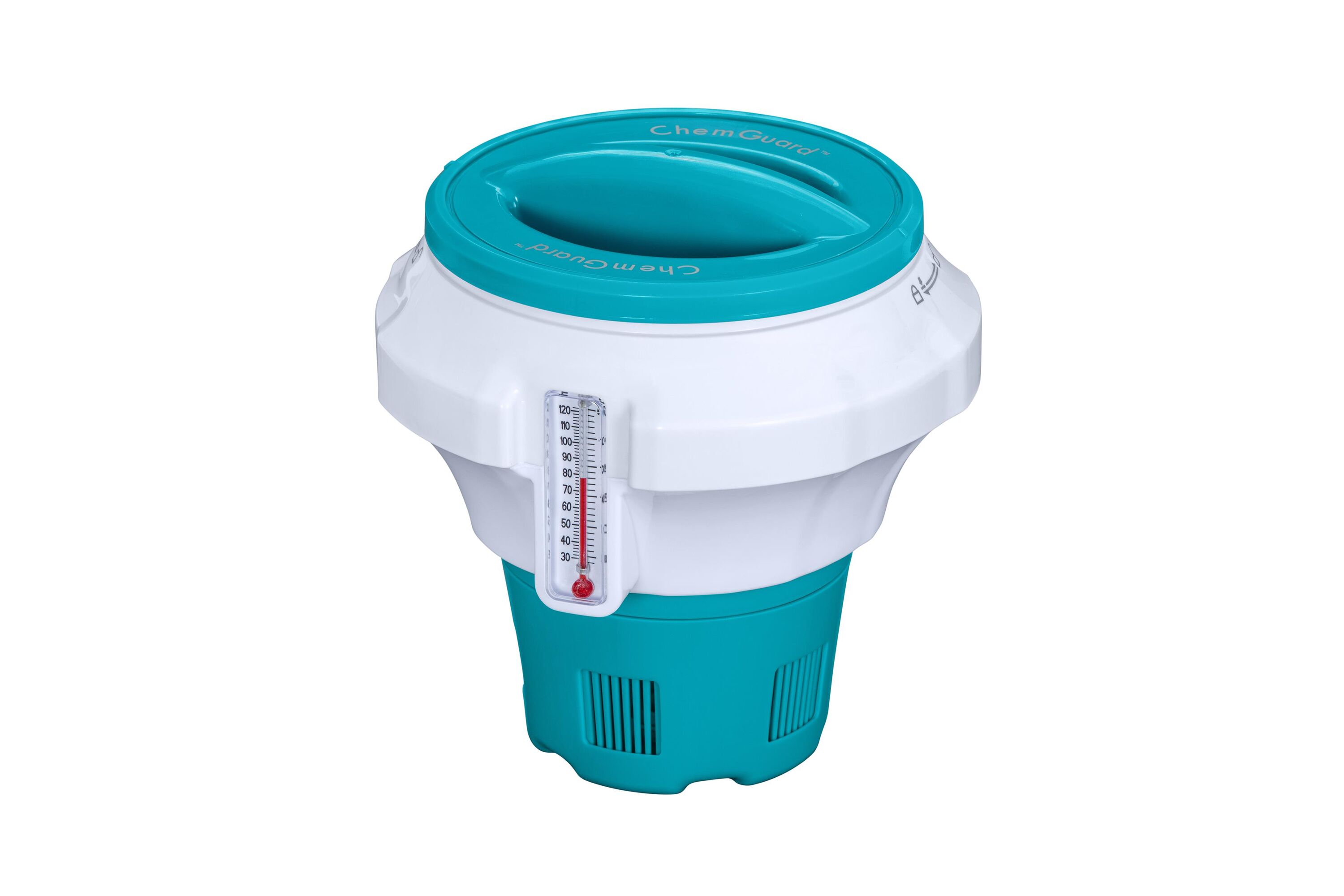 Dosatore cloro per piscina con guanto Chemguard