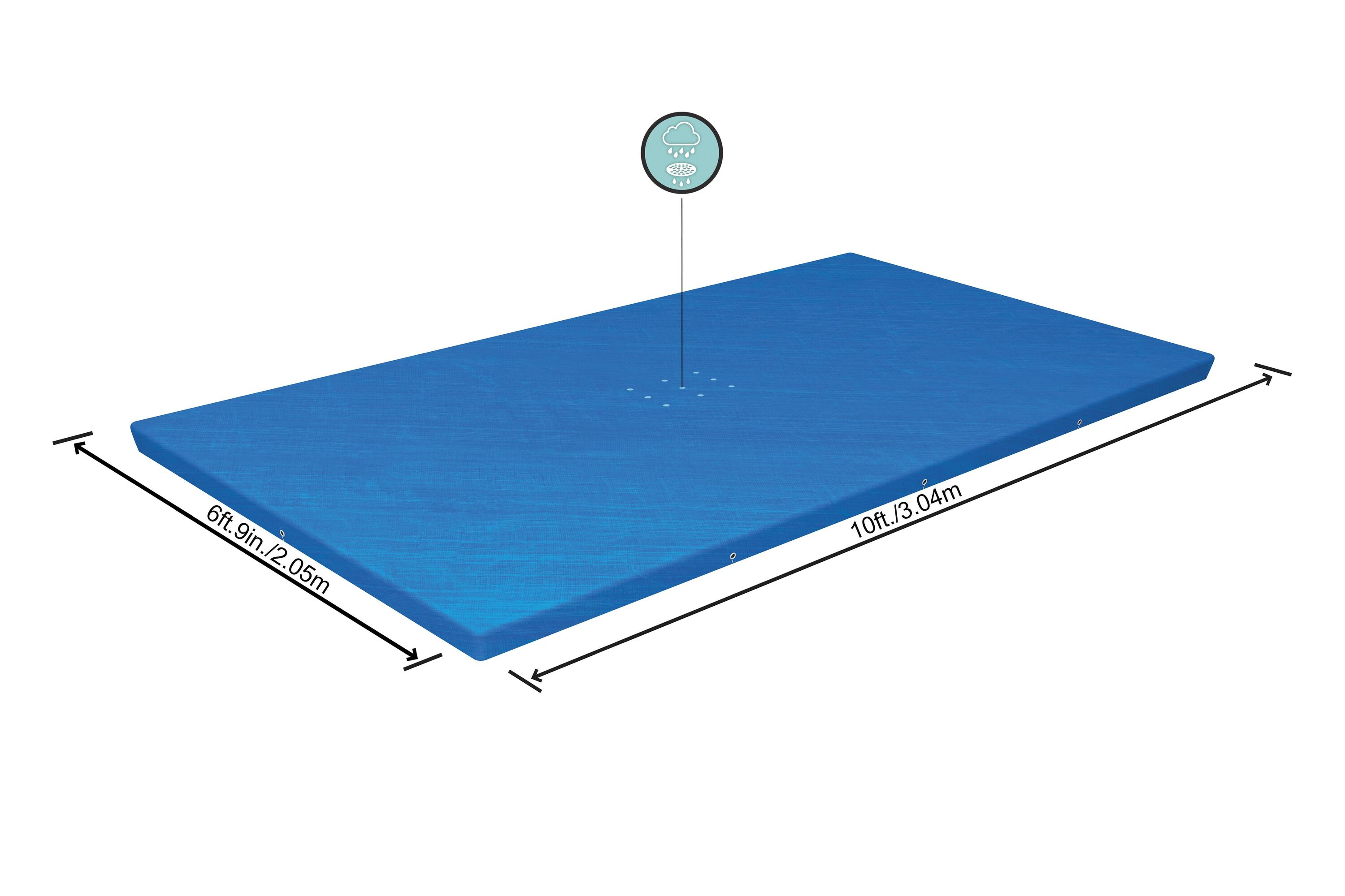 Copertura per piscina fuori terra rettangolare da 300x201 cm
